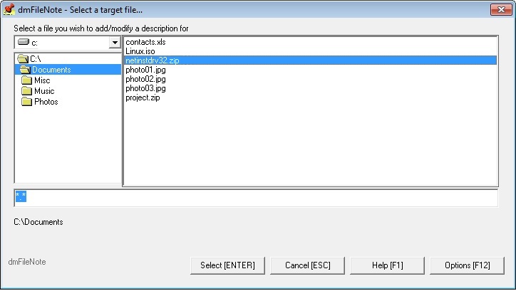 Description: Description: selectfile
